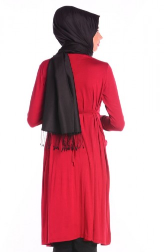 Tesettür Hamile Tunik 4132-06 Bordo