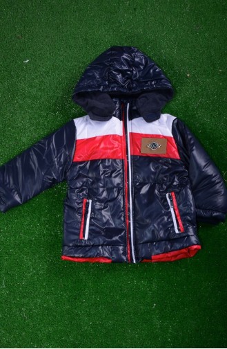 Erkek Çocuk Mont 0375-01 Lacivert
