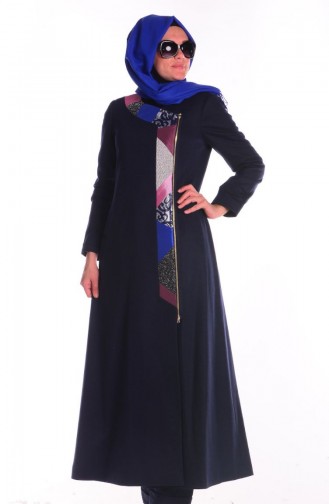 SUKRAN Flet Topcoat 35642-02 Navy Blue 35642-02