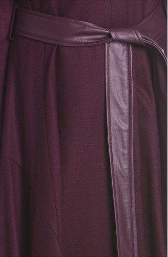 Şükran Pardessus Cape 35653-02 Plum 35653-02