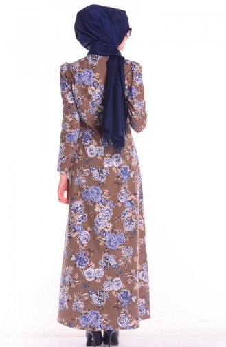 Mink Hijab Dress 2220-03