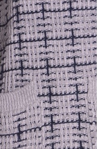 Tesettür Triko Tunik 3594-01 Gri