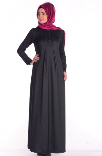 فستان أسود 4146-01