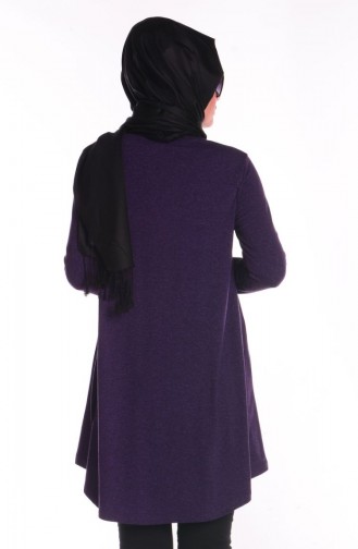Tesettür Hamile Tunik 4166-04 Mor
