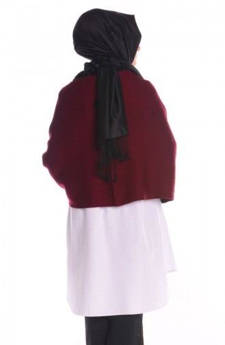 Claret Red Poncho 35051-05