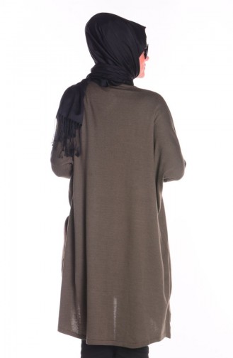 Triko Tunik 3535-01 Haki Yeşil