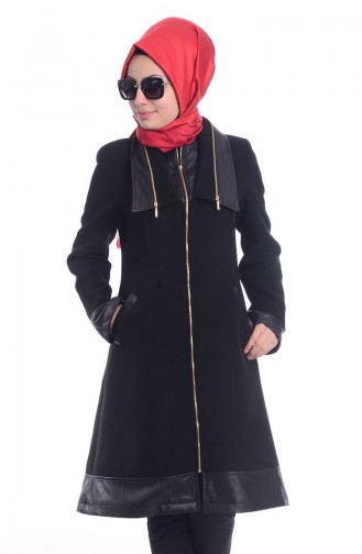 Kaşe Kaban FY 72359-04 Siyah