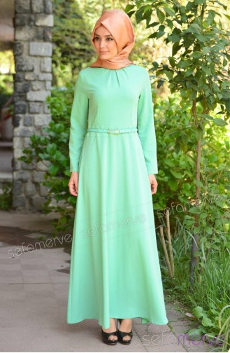 Hijab Dress Zernisan 5242-06 Light Blue 5242-06