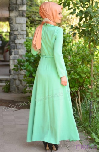 Hijab Dress Zernisan 5242-06 Light Blue 5242-06