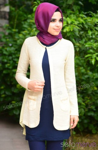 Mileny Tesettür Tunik 2207-01 Sarı