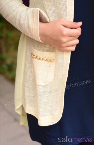 Mileny Tesettür Tunik 2207-01 Sarı