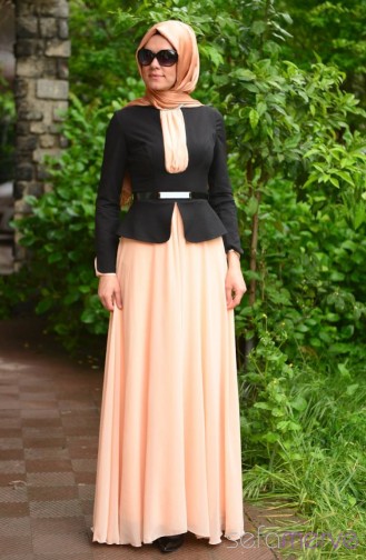 Rot Hijab-Abendkleider 4715-02