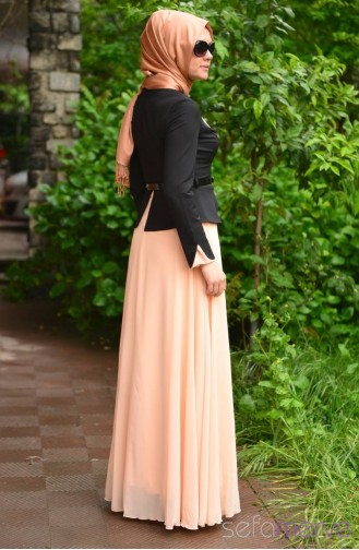 Rot Hijab-Abendkleider 4715-02