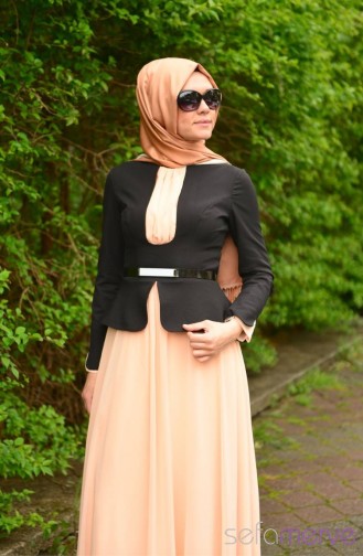 Rot Hijab-Abendkleider 4715-02