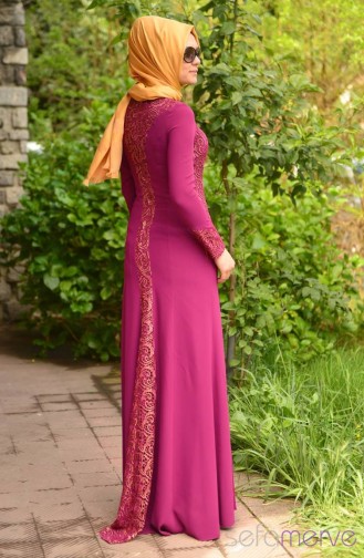 Sefamerve Evening Dress 1119-02 Purple  1119-02