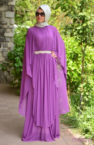 Sefamerve Dress Models 40849-02 Purple 40849-02