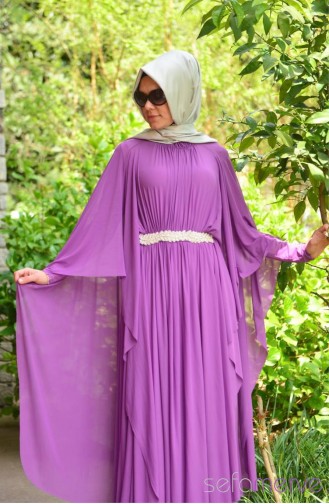 Sefamerve Dress Models 40849-02 Purple 40849-02