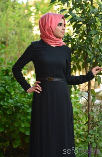 Robe Hijab Noir 4511-04