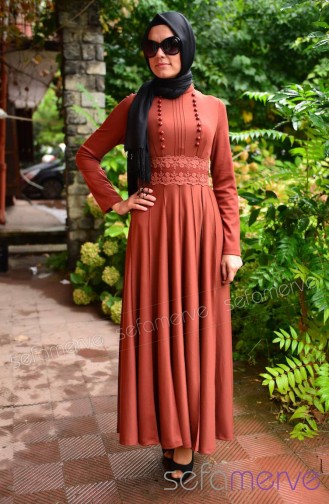 Tabak Hijab Kleider 5042-05