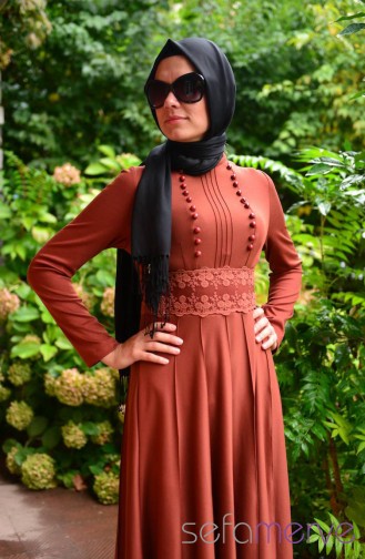 Tabak Hijab Kleider 5042-05
