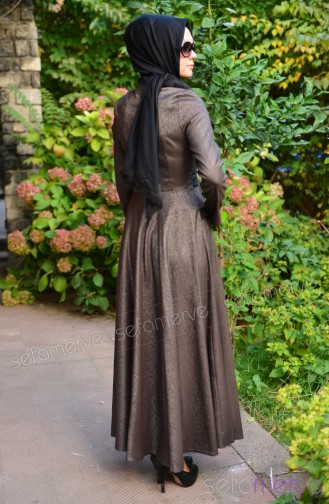 Dress ZRF Hijab 5007-04 Brown 5007-04