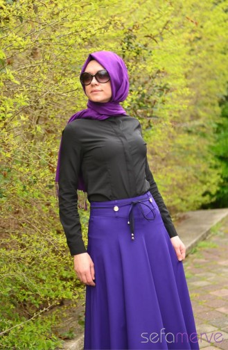 Skirt Models Zernişan 30104-05 Purple 30104-05