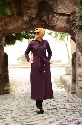 Şükran Pardüse Kap 35551-03 Mürdüm