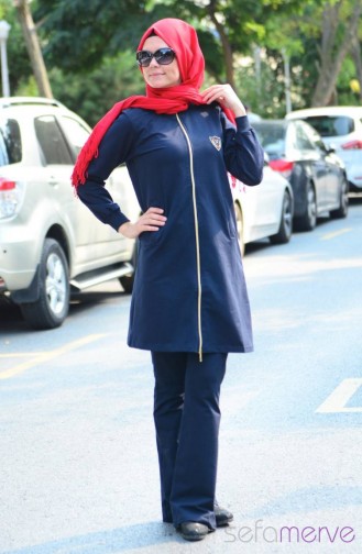 Navy Blue Trainingspak 1404-03