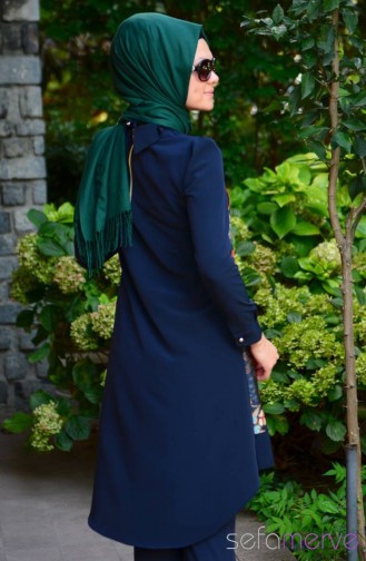 Navy Blue Tuniek 4235-01