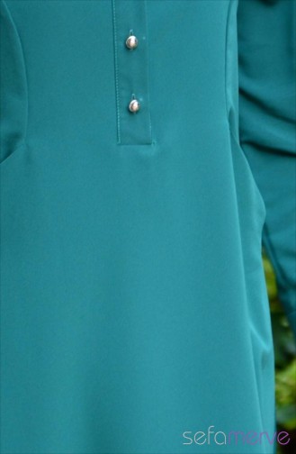 Modahanne Hijab Tunic 0854-09 Dark Green 0854-09