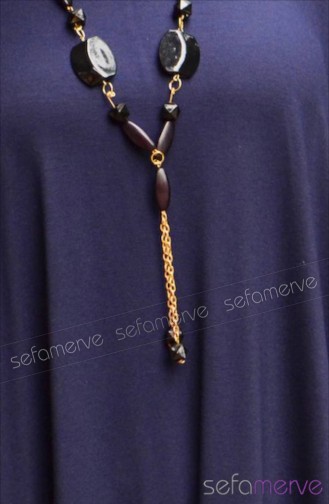 Sefamerve Uzun Tunik 3722-04 Lacivert