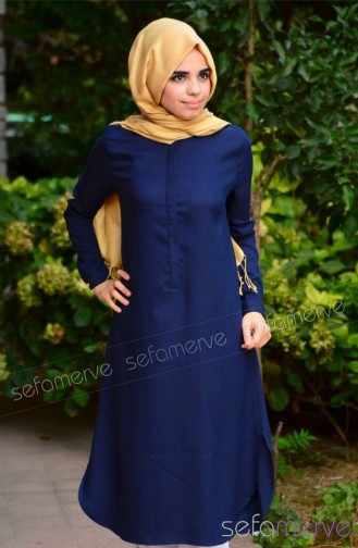 Hijab Tunic HWS 2045-04 Navy Blue 2045-04