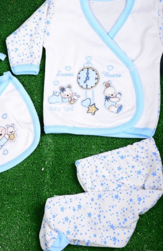 Blue Baby Bodysuit Set 1005-04