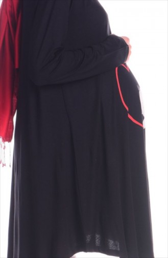 Tesettür Hamile Tunik 4122-02 Siyah