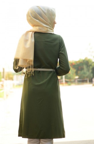 Sefamerve Kombin Tunik GLY 153008-02 Haki Yeşil