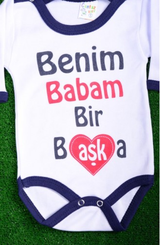 Dunkelblau Babybody 0003K-02