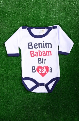 Dunkelblau Babybody 0003K-02