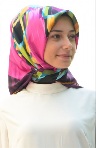 Sefamerve Candan Eşarp 07 Hardal Mor
