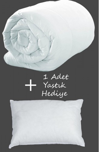 Tek Kişilik Microfiber Yorgan + 1 Adet Silikon Yastık Hediyeli 0020926