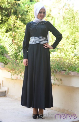Famelin Elbise 4454-02 Siyah