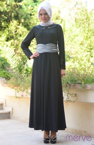 Famelin Elbise 4454-02 Siyah