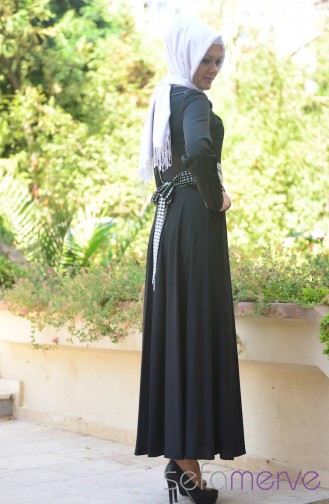 Famelin Elbise 4454-02 Siyah