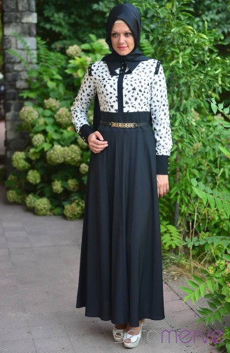 Famelin Elbise 4493-01 Siyah