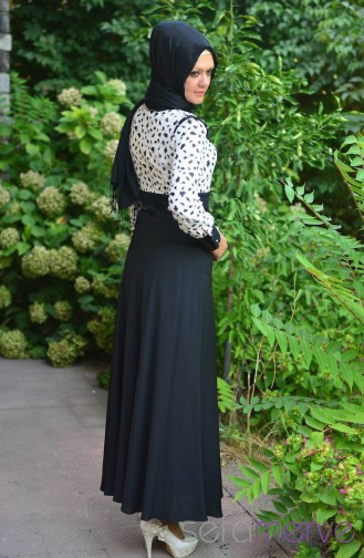 Famelin Elbise 4493-01 Siyah