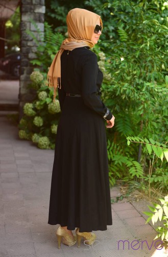 Famelin Elbise 4540-04 Siyah