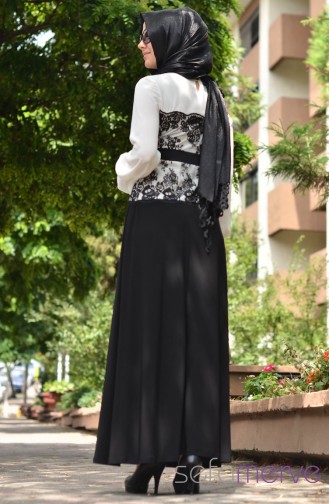 Famelin Elbise 4022 Beyaz