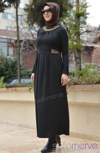 Famelin Elbise 4284-05 Siyah