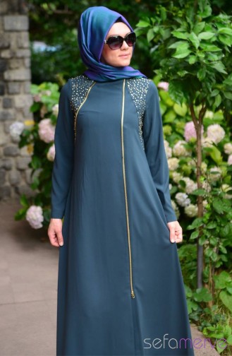 Green Abaya 35518-03