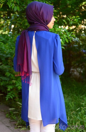 Sefamerve Kombin Tunik GLY 140748-06 Saks
