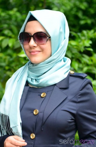 Sefamerve Gulsah Shawl 09 Mint Green 09